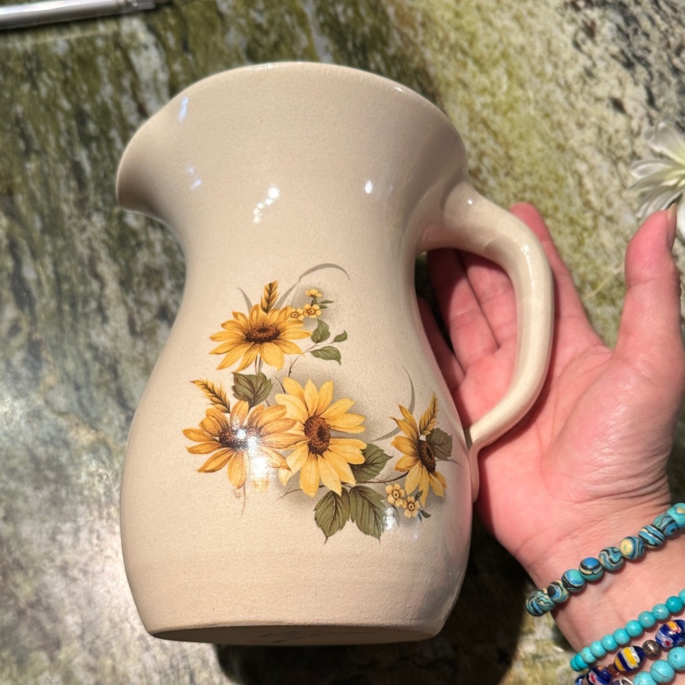 Floral Cream Pitcher